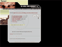 Tablet Screenshot of aphextwin.nu